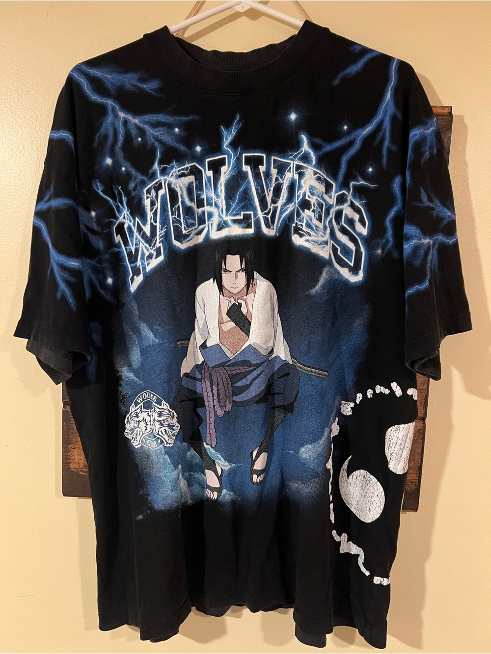 EUC Darc Sport Naruto Shippuden Sasuke Shirt Mens Large Limited Edition 389/1000